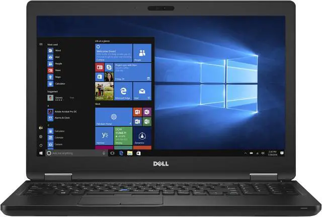 Alt view image 2 of 6 - Dell Latitude 5000 Series 5580 Notebook  7th Gen Intel Core i5-7440HQ Quad Core 2.8GHz CPU - 1TB SSD - 8GB RAM - 15.6" FHD LED Display - WiFi - Windows 10 Pro