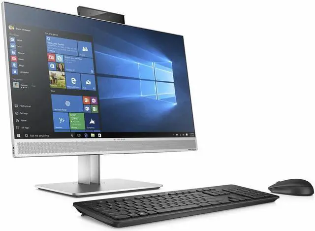 Alt view image 2 of 7 - HP EliteOne 800 G4 24" FHD Touchscreen All in One Desktop Intel Hexa Core i5-8500 3.20GHz 8 GB DDR4 1TB HD DVDRW Windows 11 Pro