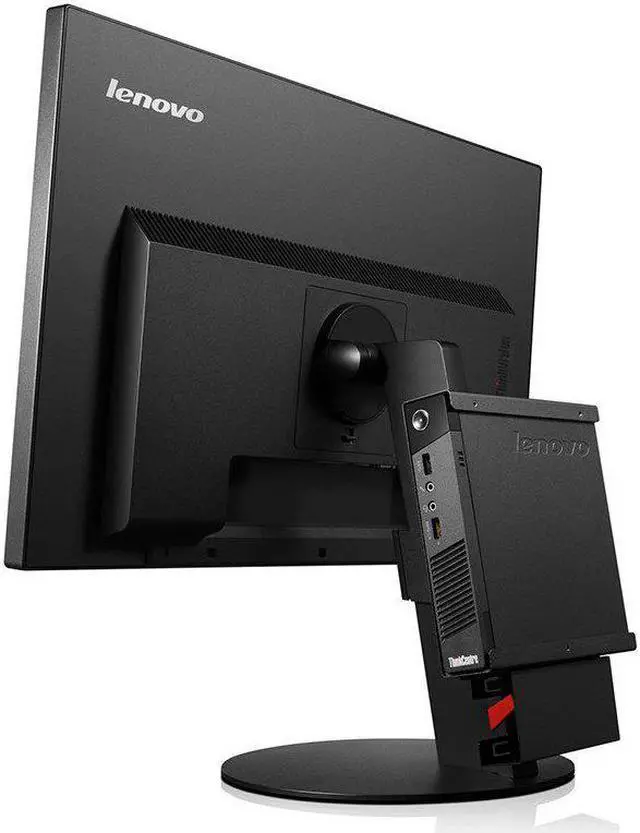 Alt view image 7 of 7 - Lenovo ThinkCentre M720q Tiny with 22" FHD IPS All In One Desktop - 8th Gen Intel Hexa-Core (6 Cores) i5-8500 up to 4.10 GHz 8 GB DDR4 512 GB M.2 SSD + 1TB SSD DVD-R WiFi/BT Windows 10 Pro