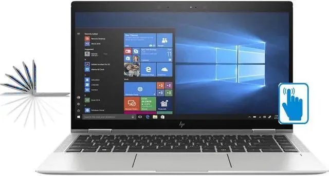 Alt view image 3 of 7 - HP EliteBook X360 1040 G5 G6 13.3" FHD 1920 x 1080 Touchscreen 2-in-1 Flip Design Convertible Notebook - 8th Gen Intel QUAD Core i5-8350U 1TB SSD 16GB DDR4 RAM Wi-Fi BT Webcam Windows 10 Pro