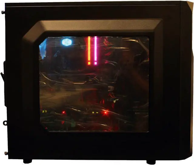 Alt view image 4 of 7 - PRC Special Edition Liquid Cooling Series Gaming Desktop PC 6th Gen. Intel i7-6700 3.4Ghz Quad Core 16GB DDR4-3200 RGB RAM GTX 1650 OC 4GB GDDR5 1200Mbps WiFi 256GB NVMe SSD + 1TB SATA HD BluRay W10P