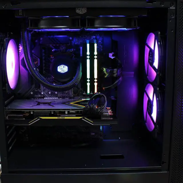 Alt view image 6 of 7 - PRC Born2Game Special Edition Gaming Desktop PC AMD Ryzen 9 5950X 16-Core 3.4GHz 32GB DDR4-3200 RAM AMD Radeon RX 5700 XT 8GB GDDR6 WiFi 1TB NVMe SSD Windows 10 Pro