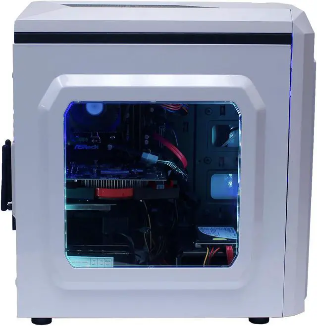 Alt view image 3 of 6 - Custom PRC RGB DIY AMD Gaming PC AMD A12-9800 Quad Core 3.8Ghz 16GB Crucial Ballistix DDR4 RAM 120GB SSD 1TB HD GeForce GTX 650 2GB GDDR5 128-Bit HDMI WiFi LG DVD-RW Windows 10 Pro