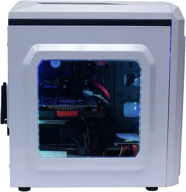 Alt view image 3 of 6 - Custom PRC RGB DIY AMD Gaming PC AMD A12-9800 Quad Core 3.8Ghz 8GB Crucial Ballistix DDR4 RAM 500GB SSD 1TB HD GeForce GTX 650 2GB GDDR5 128-Bit HDMI WiFi LG DVD-RW Windows 10 Pro