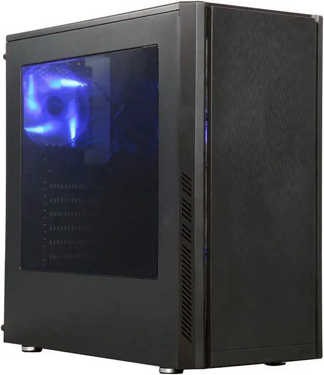 Main image of PRC BlueMagic Special Edition Gaming Desktop PC AMD Ryzen 7 5800X 8-Core 3.8GHz 16GB DDR4-3200 RGB RAM AMD Radeon RX 6600 XT 8GB GDDR6 1200Mbps 802.11ac WiFi 512GB NVMe m.2 SSD + 1TB HD Windows 11 Pro
