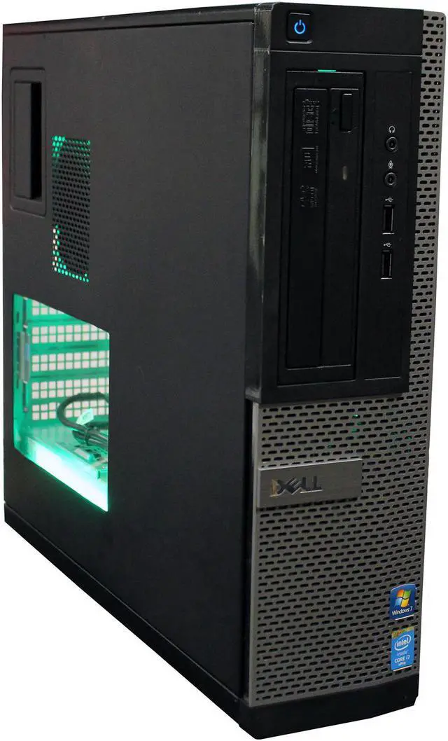 Alt view image 3 of 7 - PRC Custom Dell i7 FHD 1080p Gaming Computer Desktop PC Quad Core 16GB DDR3 1TB HD 256GB SSD AMD RX 550 4GB Wi-Fi Bluetooth Windows 10 Pro
