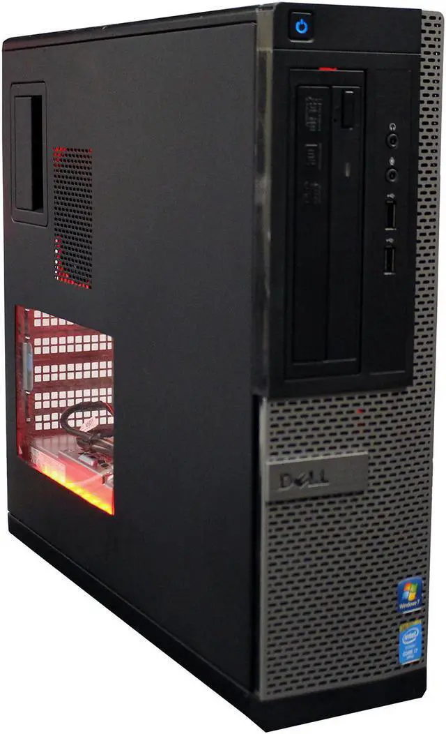 Main image of PRC Custom Dell i7 FHD 1080p Gaming Computer Desktop PC Quad Core 16GB DDR3 1TB HD 256GB SSD AMD RX 550 4GB Wi-Fi Bluetooth Windows 10 Pro