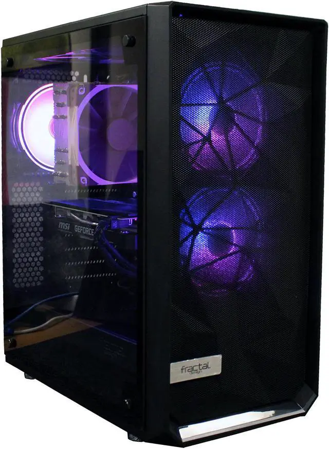 Main image of Custom PRC 1440P/4K Gaming Desktop PC Intel Core i5 9th Gen 9600K 3.7GHz 6-Core Processor MSI NVIDIA GeForce RTX 2060 6GB GDDR6 32GB DDR4-3200 RAM 1TB SSD + 1TB HDD Wi-Fi Bluetooth Windows 10 Pro