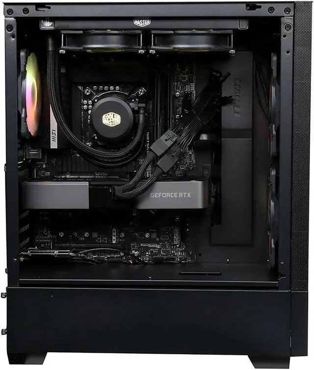 Alt view image 5 of 6 - Custom PRC 1440P/4K Gaming Desktop PC Intel Core i7 12th Gen 12700KF 3.6GHz 12-Core Processor NVIDIA GeForce RTX 3070 Ti 8GB GDDR6X 32GB DDR4-3200 RAM 1TB Solid State Drive Wi-Fi Bluetooth W10P