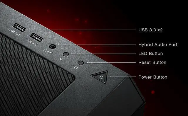 Alt view image 3 of 4 - Custom Built PRC AMD Ryzen Vega Gaming Desktop PC AMD Ryzen 5 5600G 3.9GHz 6-Core Processor Vega 7 Graphics 8GB DDR4 RAM 256GB Solid State Drive Wi-Fi Windows 10 Professional