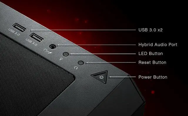 Alt view image 3 of 4 - Custom Built PRC AMD Ryzen Vega Gaming Desktop PC AMD Ryzen 5 5600G 3.9GHz 6-Core Processor Vega 7 Graphics 16GB DDR4 RAM 256GB Solid State Drive Wi-Fi Windows 10 Professional