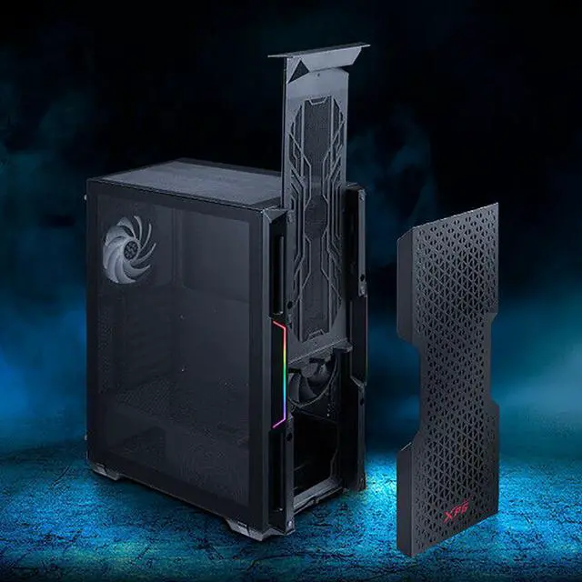 Alt view image 4 of 4 - Custom Built PRC AMD Ryzen Vega Gaming Desktop PC AMD Ryzen 5 5600G 3.9GHz 6-Core Processor Vega 7 Graphics 16GB DDR4 RAM 256GB Solid State Drive Wi-Fi Windows 10 Professional