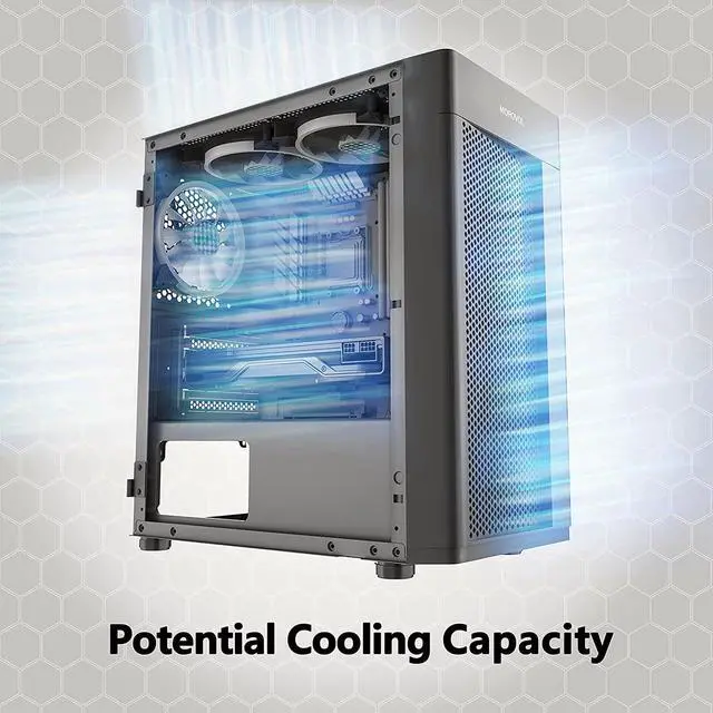 Alt view image 2 of 4 - Custom Built PRC AMD Ryzen Vega Gaming Desktop PC AMD Ryzen 7 5700G 3.8GHz 8-Core Processor Vega 8 Graphics 16GB DDR4 RAM 256GB Solid State Drive Wi-Fi Windows 10 Professional