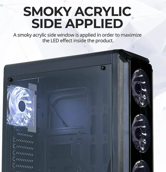 Alt view image 2 of 6 - Custom Built PRC AMD Ryzen Vega Gaming Desktop PC AMD Ryzen 7 5700G 3.8GHz 8-Core Processor Vega 8 Graphics 16GB DDR4 RAM 256GB Solid State Drive Wi-Fi Windows 10 Professional