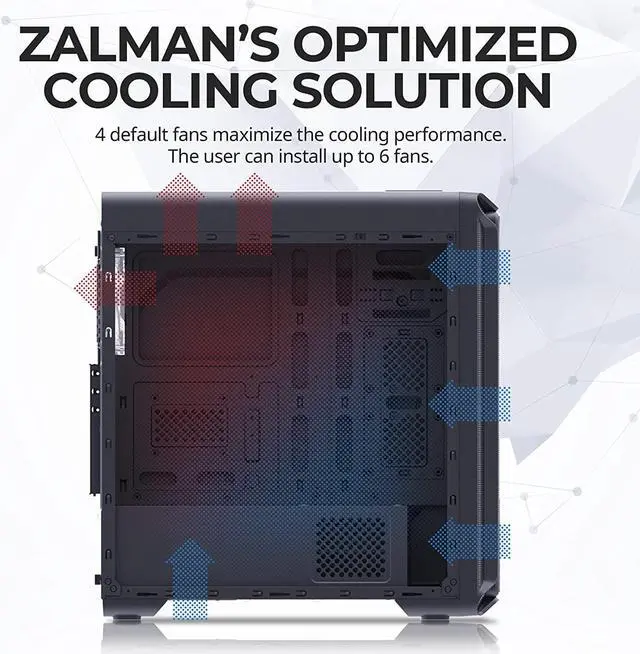 Alt view image 3 of 6 - Custom Built PRC AMD Ryzen Vega Gaming Desktop PC AMD Ryzen 7 5700G 3.8GHz 8-Core Processor Vega 8 Graphics 16GB DDR4 RAM 256GB Solid State Drive Wi-Fi Windows 10 Professional