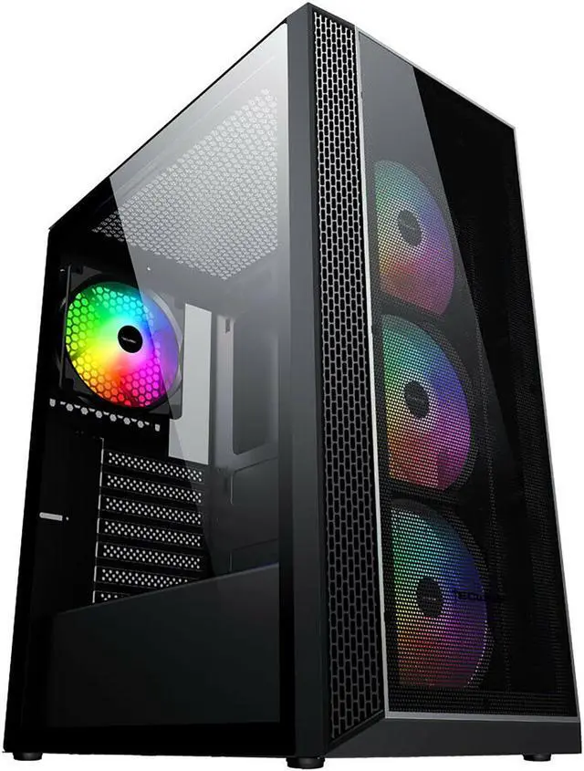 Alt view image 3 of 3 - Custom Built PRC AMD Ryzen RX Gaming Desktop PC AMD Ryzen 5 5600X 3.7GHz 6-Core Processor RX 6400 4GB GDDR6 Graphics 8GB DDR4 RAM 256GB Solid State Drive Wi-Fi Windows 10 Professional