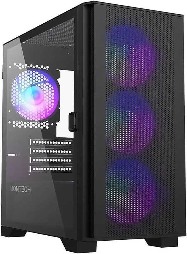 Main image of Custom Built PRC AMD Ryzen RX Gaming Desktop PC AMD Ryzen 5 5600X 3.7GHz 6-Core Processor RX 6400 4GB GDDR6 Graphics 16GB DDR4 RAM 256GB Solid State Drive Wi-Fi Windows 10 Professional