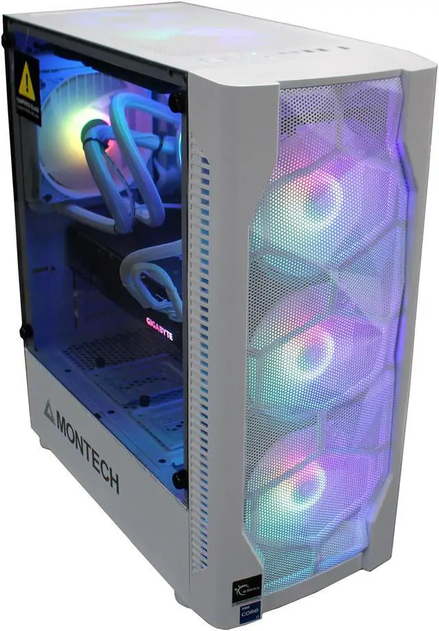 Alt view image 2 of 6 - PRC White Magic Next-Level Gaming Desktop PC 12th Gen. Intel Core i7-12700K 3.6GHz 12-Core 16GB DDR5-5200 RAM NVIDIA GeForce RTX 3070 8GB GDDR6 2TB NVMe M.2 SSD Wi-Fi Bluetooth W11 Home