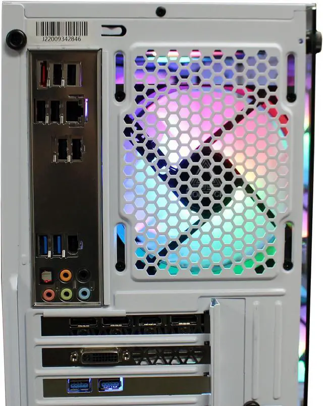 Alt view image 7 of 7 - PRC WHITEGOLD Special Edition Custom Gaming PC Intel Core i7-2600 3.4GHz Quad Core 16GB DDR3 1TB SSD NVIDIA GeForce GTX 960 4GB GDDR5 Wi-Fi BT W10 Home