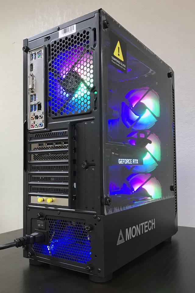 Alt view image 4 of 4 - PRC X-FORCE Special Edition Custom Gaming PC Intel Core i7-7700 3.6GHz Quad Core 16GB DDR4 1TB SSD AMD Radeon RX 6600 8GB GDDR6 802.11AC Wi-Fi Bluetooth 5.0 W10 Home