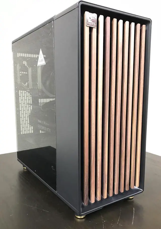Main image of PRC BLACKWOOD1 Custom Gaming Desktop PC Intel Core i9-13900K 3.0GHz 24-Core 32GB DDR5 4TB NVMe 10TB HDD Noctua Edition GeForce RTX 4080 16GB GDDR6X Wi-Fi BT Windows 11 Home