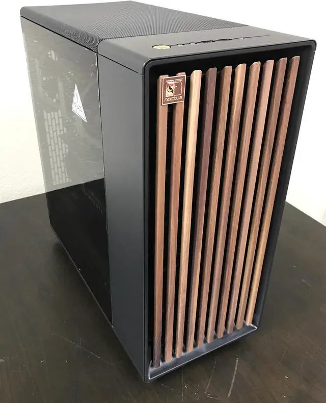 Alt view image 2 of 7 - PRC BLACKWOOD1 Custom Gaming Desktop PC Intel Core i9-13900K 3.0GHz 24-Core 32GB DDR5 4TB NVMe 10TB HDD Noctua Edition GeForce RTX 4080 16GB GDDR6X Wi-Fi BT Windows 11 Home