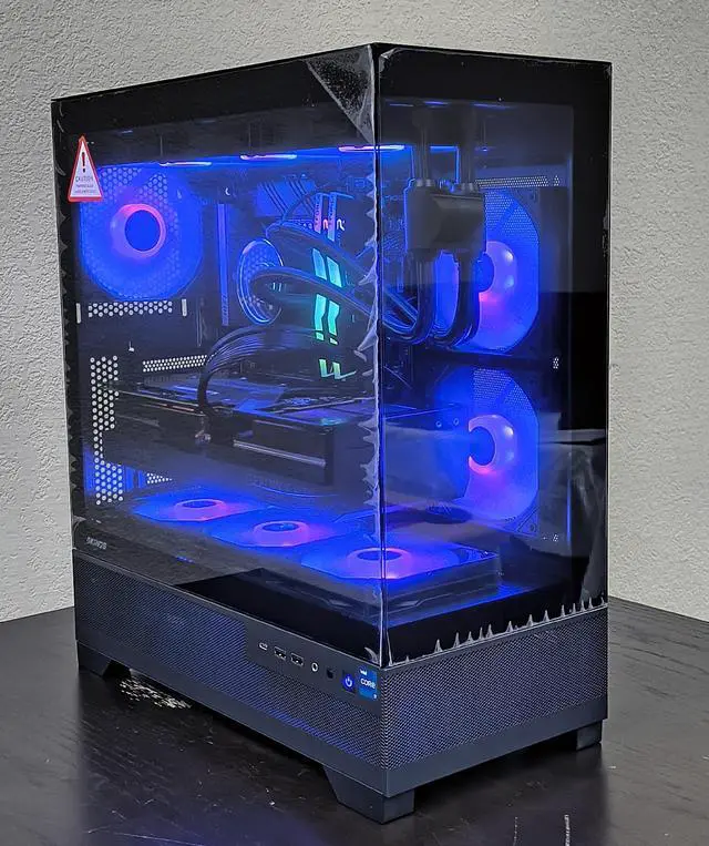 Alt view image 2 of 7 - PRC ShadowGlass Custom Gaming Desktop PC Intel Core i7-12700K 3.6GHz 12-Core 16GB DDR4 1TB NVMe 4TB SSD GeForce RTX 4090 24GB GDDR6X Wi-Fi BT 360mm ARGB AIO Liquid Cooling Windows 11 Home
