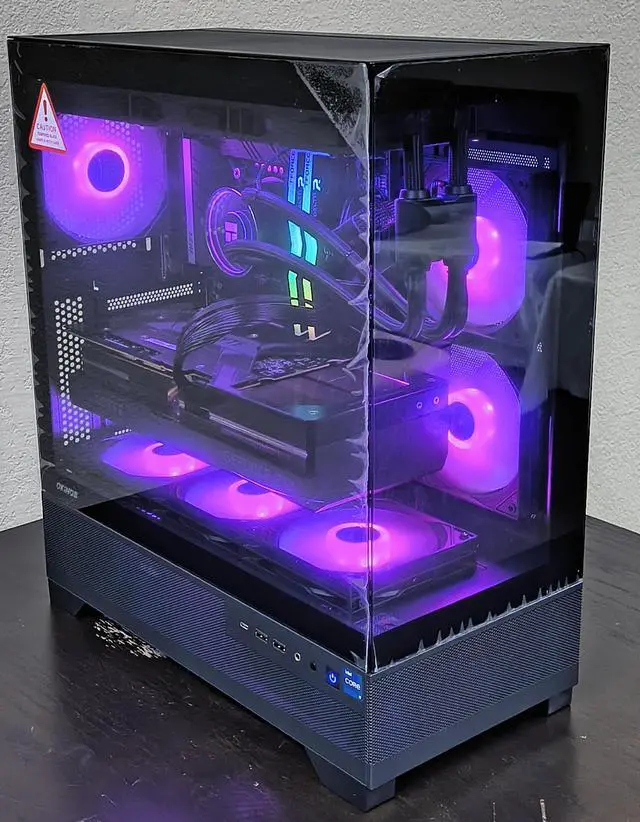 Alt view image 2 of 7 - Custom PRC ShadowGlass Special Edition Gaming Desktop PC AMD Ryzen 7 700X 4.5GHz 8-Core 32GB DDR5-6000 RAM NVIDIA GeForce RTX 4080 16GB GDDR6X 2TB NVMe Wi-Fi 6 Bluetooth 5.3 W11 Home