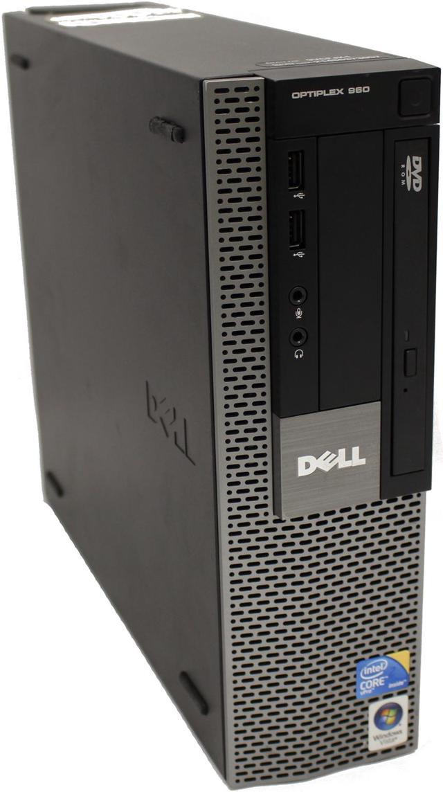 Dell OptiPlex 960 SFF Desktop Intel Core 2 Quad 2.4GHz 4GB DDR2 RAM 1TB HD  DVDRW Windows 7 Professional 64-Bit