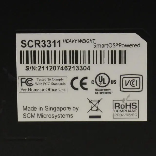 Alt view image 5 of 5 - SCM Microsystems SCR3311 USB Smart Card Reader