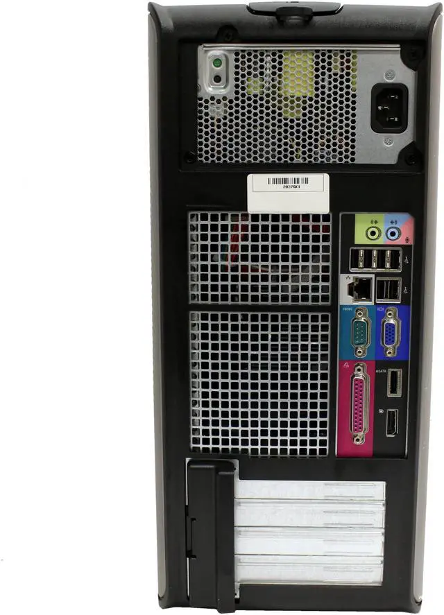 Alt view image 5 of 7 - Dell OptiPlex 760 Tower Desktop with 19" LCD Core 2 Duo 3.0 4GB RAM 1TB HD DVDRW Windows 7 Pro 64-Bit