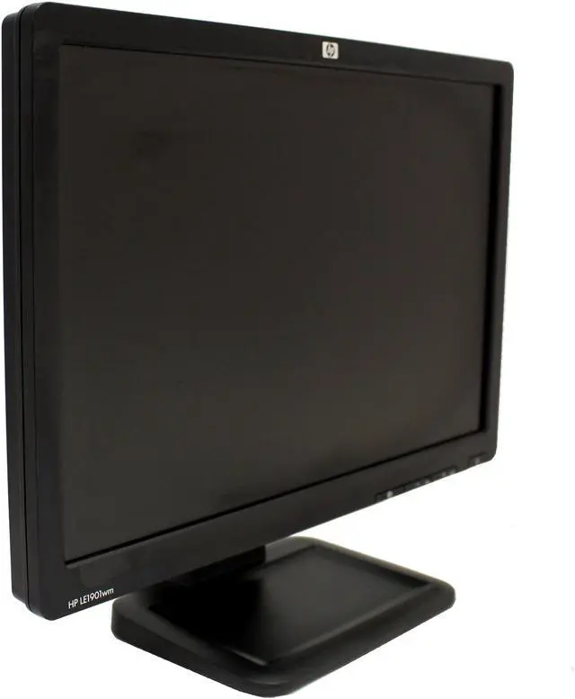 Alt view image 2 of 7 - HP LE1901wm 19" Widescreen LCD Monitor w/ VGA & Power Cord 1440 x 900 DVI-D