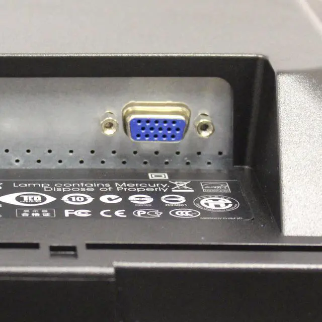 Alt view image 7 of 7 - HP LE1901wi 19" Widescreen LCD Monitor w/ VGA & Power Cord 1440 x 900