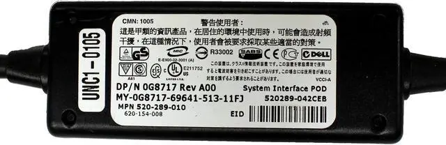 Alt view image 4 of 6 - Genuine Dell KVM PS2 VGA Ethernet Interface Pod Cable RF511 N3970 G8717