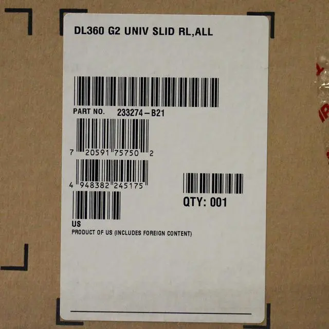 Alt view image 3 of 6 - NEW HP COMPAQ DL360 G2 Universal Sliding Rail Kit 233274-B21