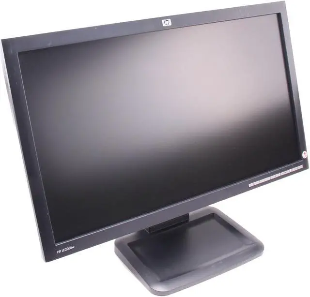 Alt view image 2 of 7 - HP LE2001w 20" A GRADE Widescreen LCD Monitor + Power Cords: 1600 x 900 VGA Crystal Clear Display!!