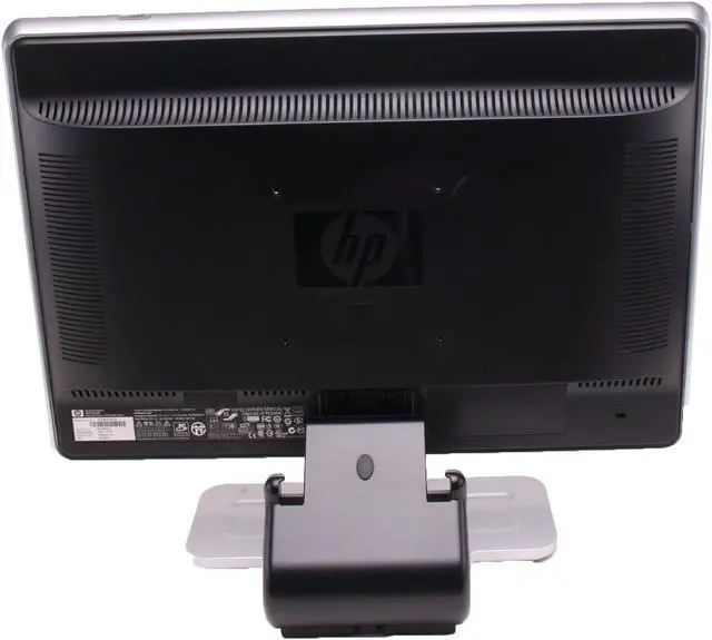 Alt view image 6 of 6 - HP w1907 19"Widescreen LCD Monitor + Power Cords: 1440 x 900 DVI/VGA Crystal Clear Display