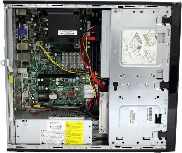 Alt view image 7 of 7 - HP Compaq dx7500 SFF Desktop Core 2 Duo 3.06GHz 4 GB DDR2 RAM 320 GB HD DVD-RW Wifi Bluetooth Microsoft Windows 7 Professional 64-Bit