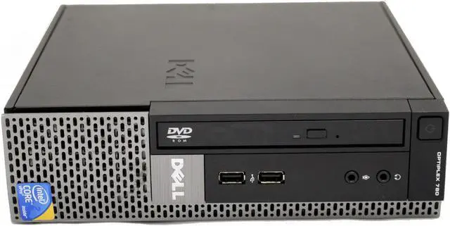 Alt view image 2 of 7 - Dell OptiPlex 780 USFF Desktop Intel Core 2 Duo E8400 3.0GHz  4GB DDR3 RAM 250GB HD DVD-RW WiFi Bluetooth Microsoft Windows 7 Professional 64-Bit