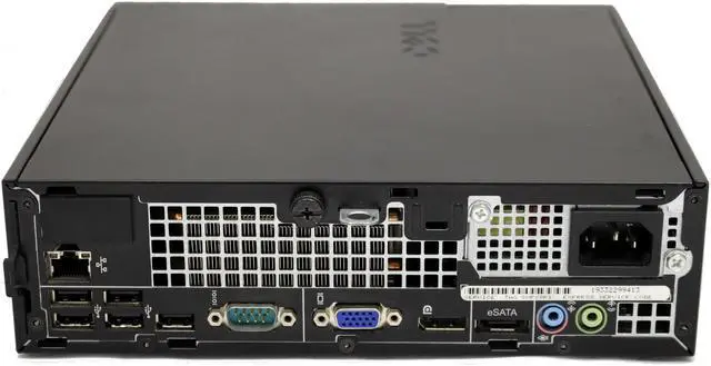 Alt view image 6 of 7 - Dell OptiPlex 780 USFF Desktop Intel Core 2 Duo E8400 3.0GHz  8GB DDR3 RAM 160GB HD DVD-RW WiFi Bluetooth Microsoft Windows 7 Professional 64-Bit