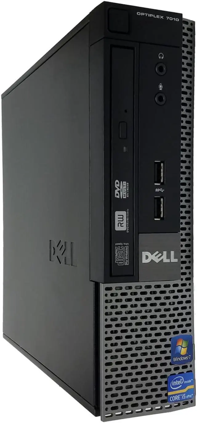 Alt view image 6 of 7 - Dell OptiPlex 7010 USFF Desktop Intel Quad i7-3770 3.40GHz 8GB DDR3 RAM 256GB SSD DVD-RW WiFi Bluetooth Microsoft Windows 10 Professional 64-Bit