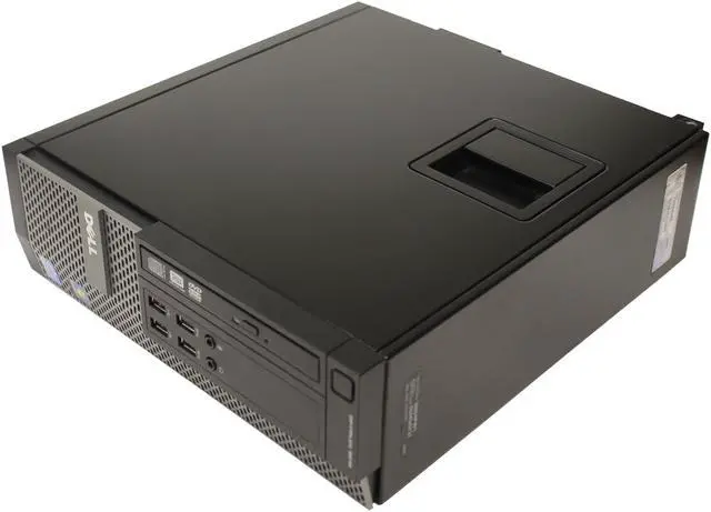 Alt view image 3 of 6 - Dell OptiPlex 7010 SFF Desktop Intel Quad i5-3470s 2.9GHz 4GB DDR3 RAM 256 GB SSD DVD-RW WiFi Windows 10 Pro
