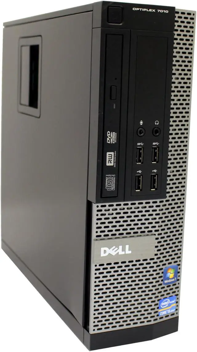 Alt view image 6 of 6 - Dell OptiPlex 7010 SFF Desktop Intel Quad i5-3470s 2.9GHz 8GB DDR3 RAM 128 GB SSD DVD-RW WiFi Windows 10 Pro