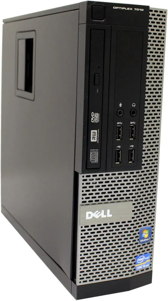 Alt view image 6 of 6 - Dell OptiPlex 7010 SFF Desktop Intel Quad i5-3470s 2.9GHz 8GB DDR3 RAM 500 GB HD DVD-RW WiFi Windows 10 Pro