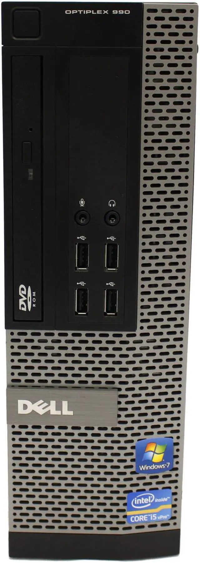 Alt view image 7 of 7 - Dell OptiPlex 990 SFF Desktop Intel Quad-Core i5 CPU 16GB DDR3 500GB HD DVDRW WiFi  Windows 10 Pro