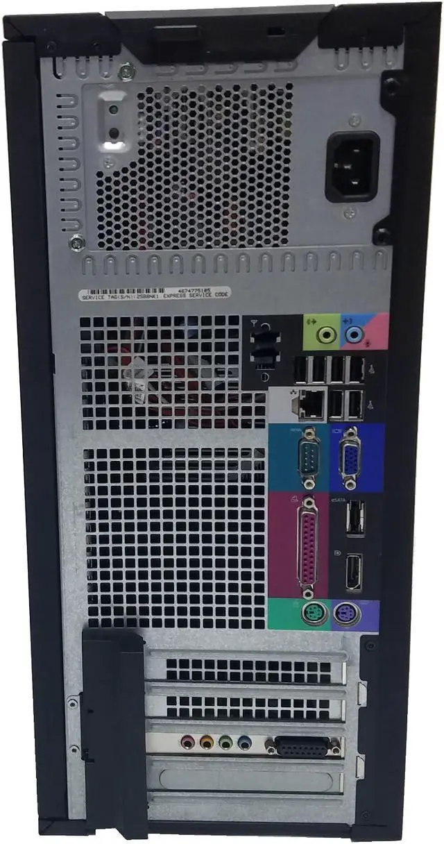 Alt view image 6 of 6 - Dell OptiPlex 960 Tower Core 2 Duo E8400 3.0GHz 8 GB RAM 1TB HD DVD-RW Windows 10 Professional 64-Bit w/ New PCI 5.1 Channel Surround 3D MIDI Audio Card.