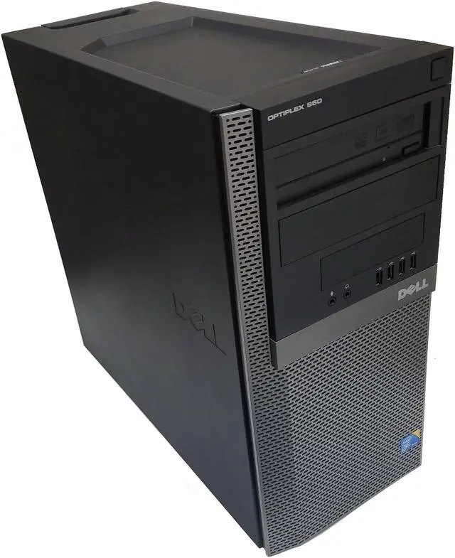 Alt view image 3 of 6 - Dell OptiPlex 960 Tower Core 2 Duo E8400 3.0GHz 8 GB RAM 1TB HD DVD-RW Windows 10 Professional 64-Bit w/ New PCI 5.1 Channel Surround 3D MIDI Audio Card.