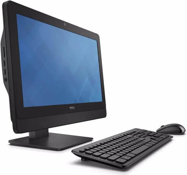 Alt view image 2 of 7 - Dell OptiPlex 3030 LED 19.5" 1600 x 900 (HD+) Resolution AiO - 4th Gen Intel Core i5-4590S 3.0GHz 16 GB DDR3 RAM 128 GB SSD DVD-RW Webcam Windows 10 Pro 64-Bit