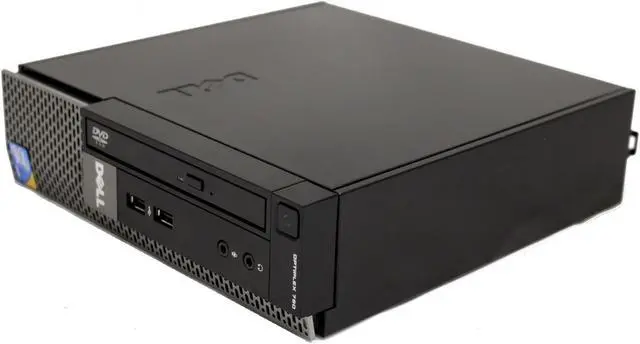 Alt view image 5 of 7 - Dell OptiPlex 780 USFF Desktop Intel Core 2 Duo E8400 3.0GHz  4GB DDR3 RAM 250 GB HD DVD-RW WiFi Bluetooth Microsoft Windows 10 Pro