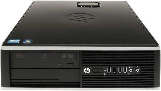 Alt view image 4 of 5 - HP 6200 PRO SFF Desktop Computer Intel Quad-Core i5 CPU 8 GB DDR3 RAM 128 GB SSD DVDRW WiFi  Windows 10 Professional 64-Bit w/ 19" Widescreen LCD Monitor